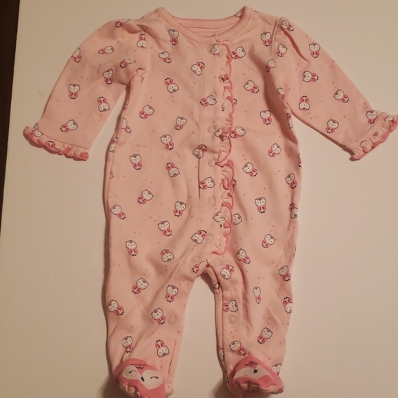 just one you made by carters Other - Just One You Baby Girl's Owl Print Footies
